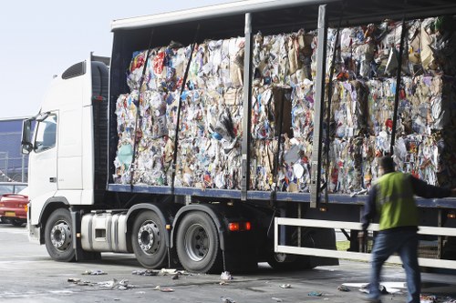 Advanced waste clearance equipment in action