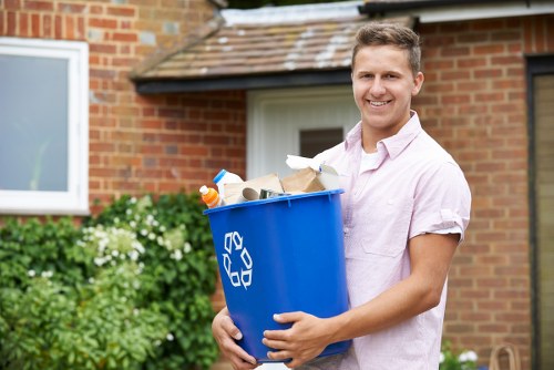 Satisfied clients with their Skip Hire Penge skip